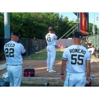 Rome Emperors' Mike Steed, Jhancarlos Lara, and Jefferson Romero on game day