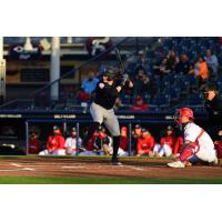 Ben Rice at bat for the Somerset Patriots