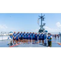 Corpus Christi Hooks on the USS Lexington