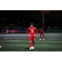 Phoenix Rising FC's Emil Cuello on the field