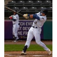 Tri-City Dust Devils' Mason Martin at bat