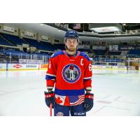 Saginaw Spirit commemorative jersey