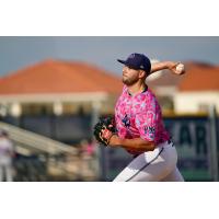 Pensacola Blue Wahoos deliver a pitch