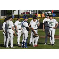 Clinton LumberKings on game night