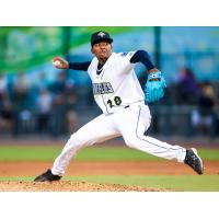 Columbia Fireflies' Emmanuel Reyes in action