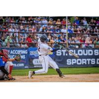 St. Cloud Rox' Jackson Hauge at bat