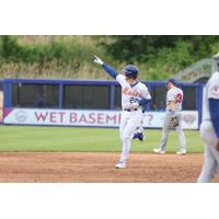 Brett Baty of the Syracuse Mets circles the bases