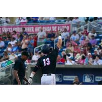 Pensacola Blue Wahoos catcher Joe Mack