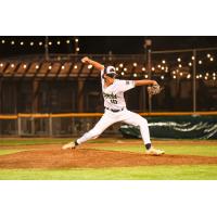 Wausau Woodchucks' Carsen Plumadore on the mound