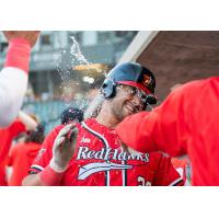 Fargo-Moorhead RedHawks' Scott Schreiberon game night