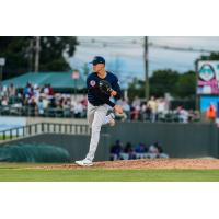 Somerset Patriots' Bailey Dees on the mound