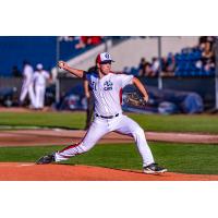 Victoria HarbourCats' Darius Opdam Bak on the mound