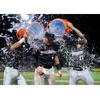 Pensacola Blue Wahoos celebrate win