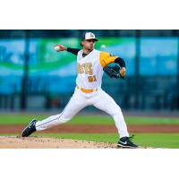 Columbia Fireflies' Nicholas Regalado on the mound