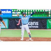 Charleston RiverDogs react on base