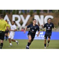 North Carolina FC's Rafa Mentzingen in action