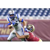 St. Louis Battlehawks running back Jacob Saylors vs. the Michigan Panthers