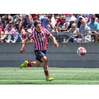 Atlético Ottawa left back Matteo de Brienne