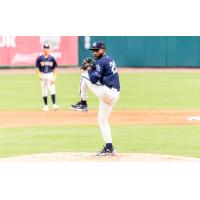 Charleston RiverDogs pitcher Engert Garcia