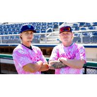 Everett AquaSox Pink in the Park jerseys