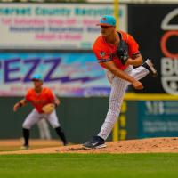 Somerset Patriots pitcher Josh Grosz