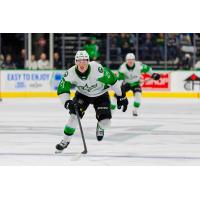 Texas Stars forward Oskar Bäck