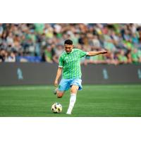 Sounders FC midfielder Cristian Roldan