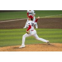 Cleburne Railroaders' Johnathon Tripp on the mound