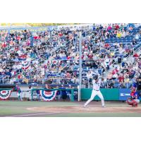 Everett AquaSox outfielder Jared Sundstrom at bat