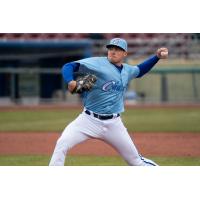 Omaha Storm Chasers left-handed pitcher Walter Pennington