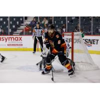 Forward Mitch McLain with the Calgary Wranglers