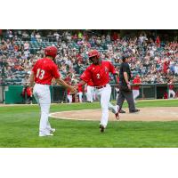 Winnipeg Goldeyes outfielder Miles Simington