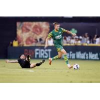 Midfielder Charlie Dennis with the Tampa Bay Rowdies