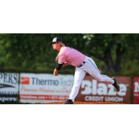 St. Cloud Rox' Kaden Pfeffer in action