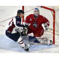 Allen Americans goaltender Marco Costantini