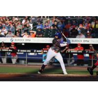 Syracuse Mets' Carlos Cortes at bat