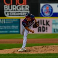 Somerset Patriots pitcher Zach Messinger