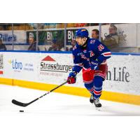 Simon Motew with the Kitchener Rangers