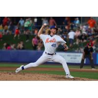 Syracuse Mets pitcher Jordan Geber