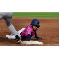 Pensacola Blue Wahoos slide safely into base