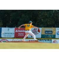 Sanford Mainers' Connor Ball on the mound