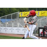 Daniel Lingua of the Sioux City Explorers at bat