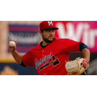 Mississippi Braves' David Fletcher on the mound