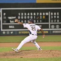 York Revolution pitcher Aaron Holiday