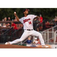 Fargo-Moorhead RedHawks' Braunny Munoz on the mound