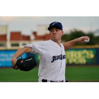 Pensacola Blue Wahoos' Patrick Monteverde in action