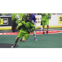 Natt Hossack with the Saskatchewan Rush