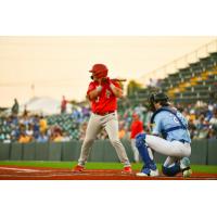 Winnipeg Goldeyes' Dayson Croes at bat