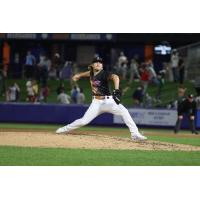 Syracuse Mets' Tyler Zuber on the mound