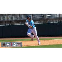 Hickory Crawdads sprint home